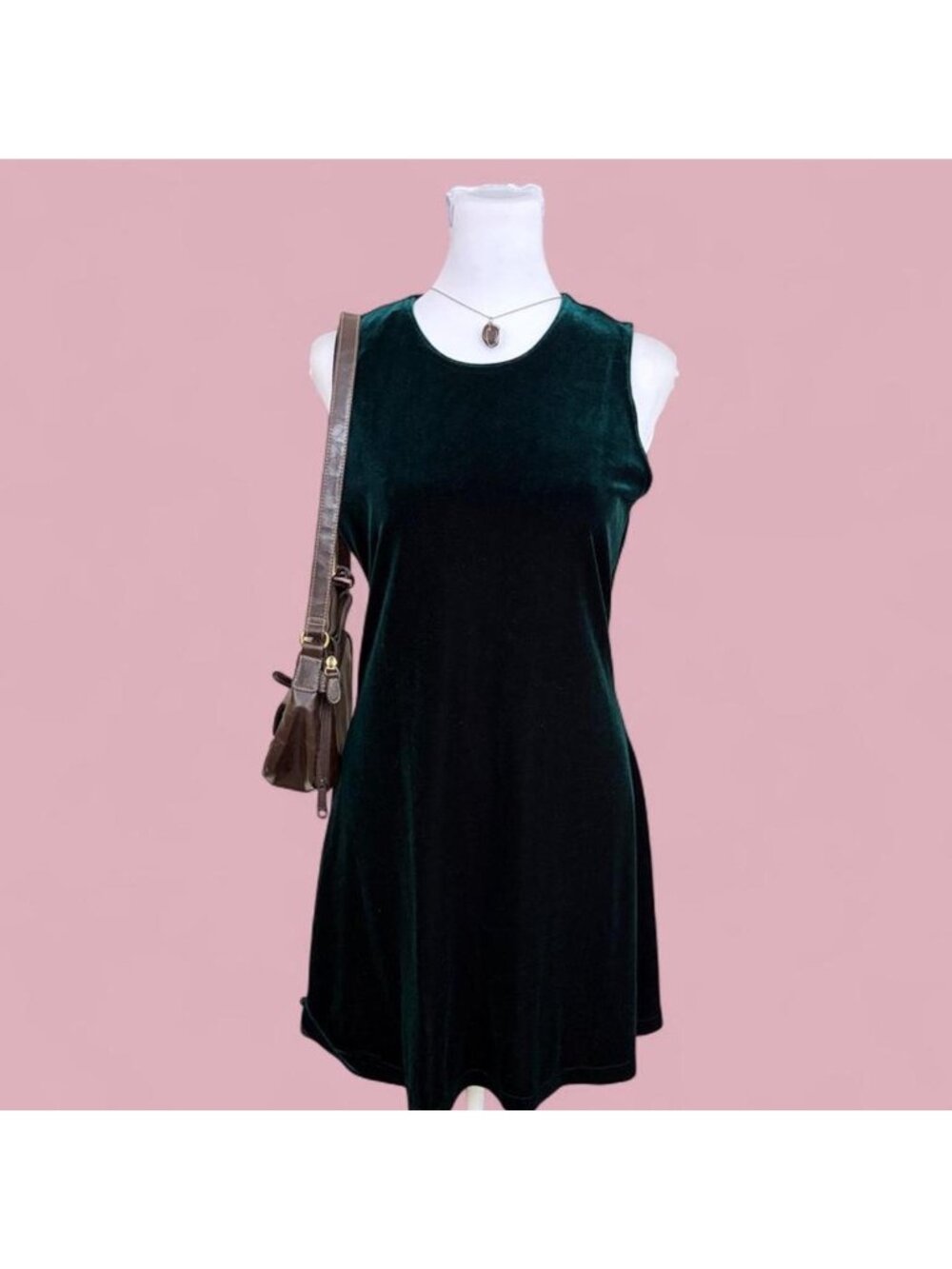 90s velvet witchy mini dress